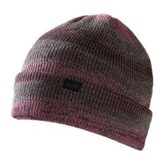 Muts Reflective Ribbed Knit - black/fig